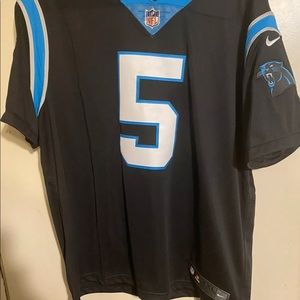 NWT NFL Carolina Panthers Teddy Bridgewater Nike Stitched Black Jersey Size 2XL